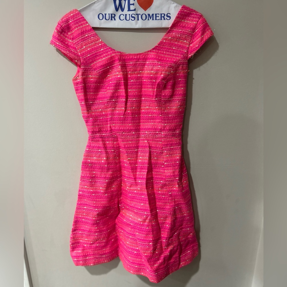 Lilly Pulitzer Pink Textured Kids Dress